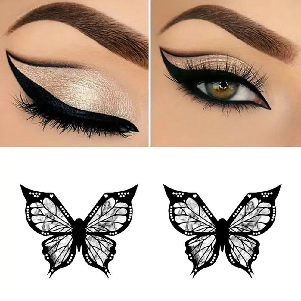 Eye Make-up Cute Mini Butterflys Stencil for Eyeliner Reusable Eyeliner Applicators Aid Eye Cosmetic Tool Makeup Accessories