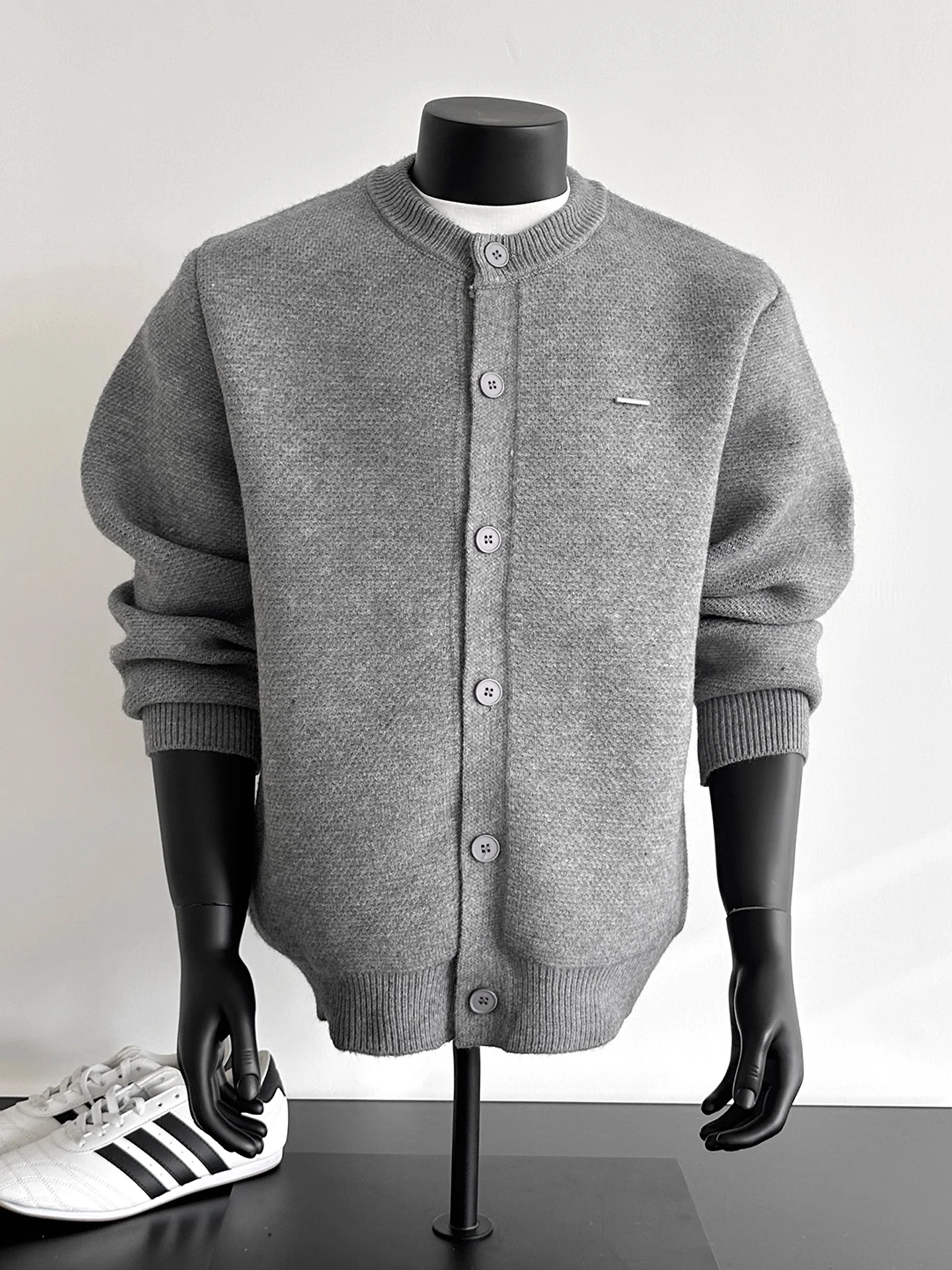 

ay Heavyweight Open Cardigan Sweater Men's Loose Casual Sle Winter Faion Brand Lazy Sle Knitted Loose Outerwear