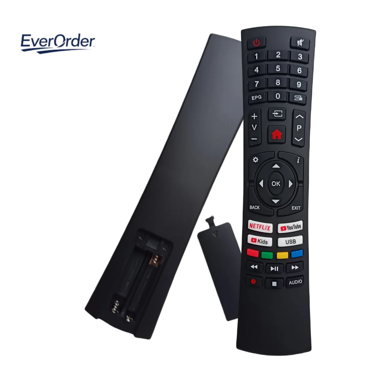 Nuevo control remoto de alta calidad compatible con el televisor inteligente Kioto 55 NETFLIX 4K UHD