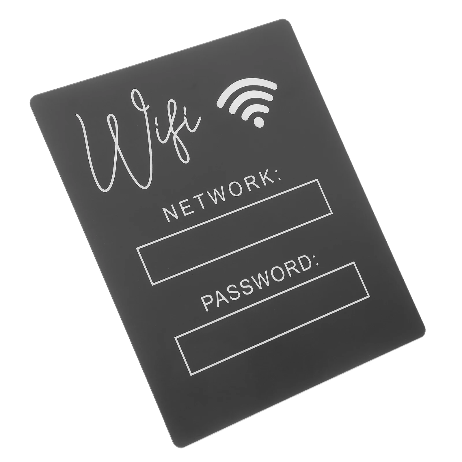 Wifi Password Sign Guest Room Home Daily Table Board Hotel Acrilico Account