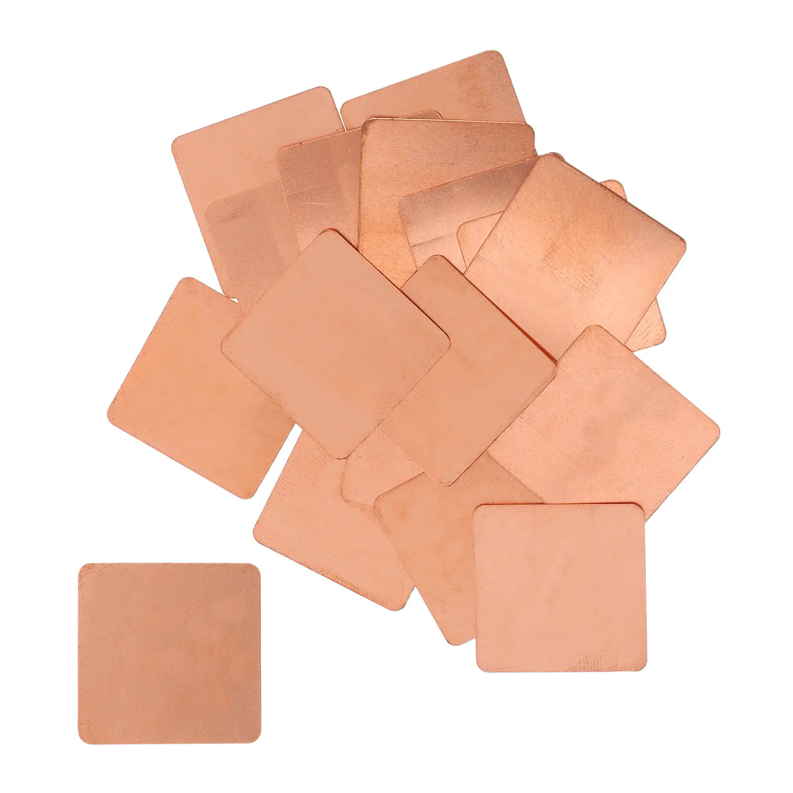 

20Pcs Copper Heat Dissipation Sheets Ultrathin Cooling Pads for Mobile Phones Computers Graphics Cards Efficient Thermal