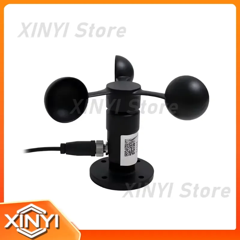 for Industrial Meteorological Monitoring Machinery 3 Cup Anemometer Wind Speed Sensor Instrument for Weather Station Wind