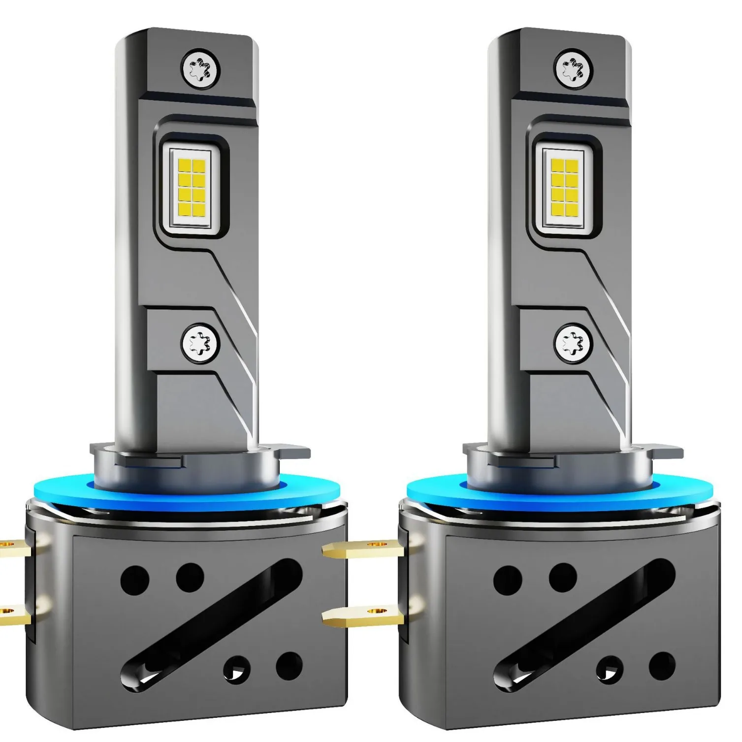 

110W LED Car Headlight Bulb H11B Plug-in Fan Type H11 H7 9005 23000LM Ultra Bright Auto Headlamp