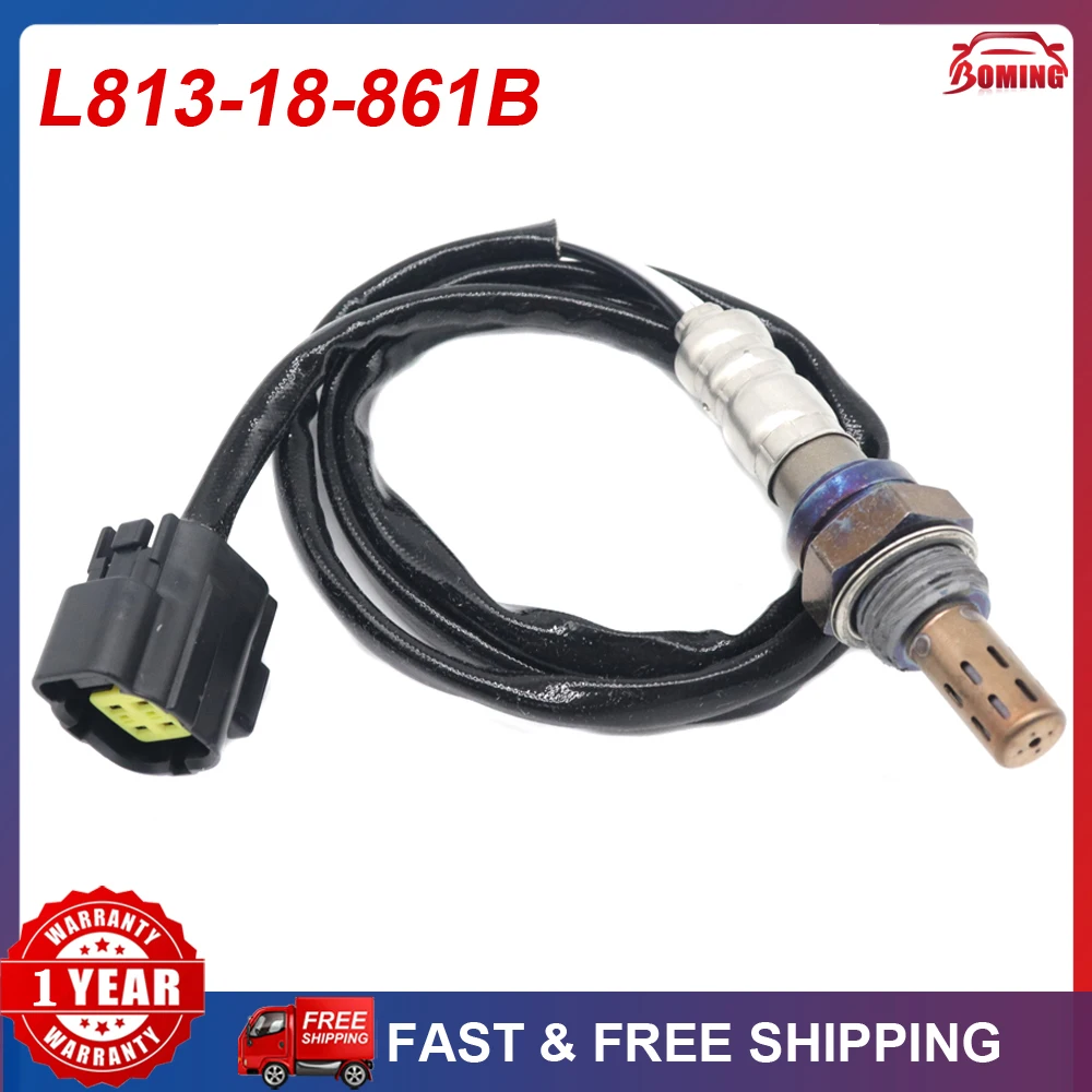 Car New L813-18-861B Downstream Air Fuel Ratio Lambda O2 Oxygen Sensor For Mazda 6 1.8 2.0 2.3 2002-2007 L81318861B 25024875