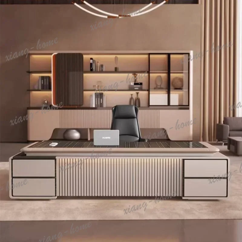 Factory Direct Designer Executive Office Desk Equipment Toys Reception Hutch Office Desk Decorations Gaming Escrivaninha Para Qu
