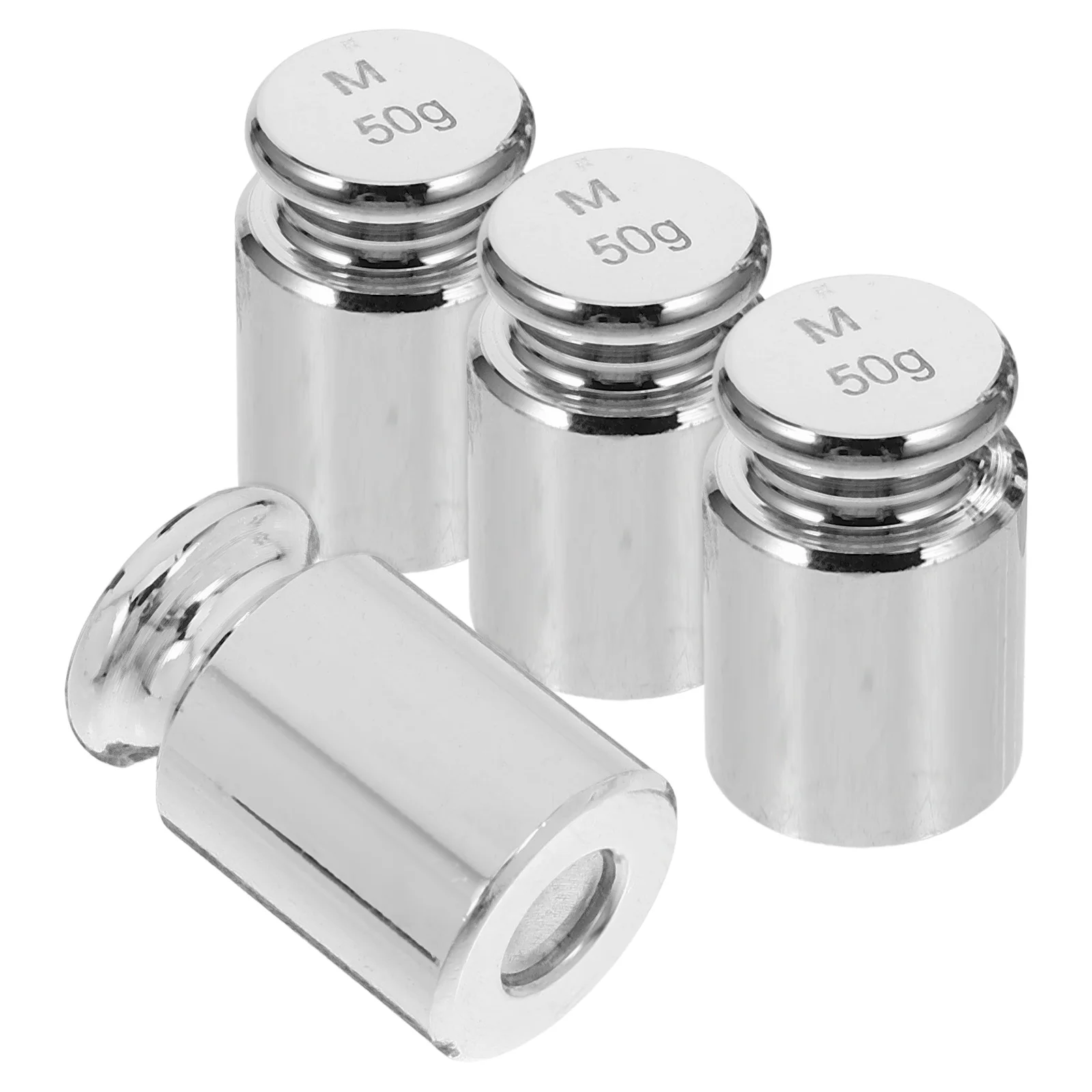 

50 G Chrome Plated Weights 50g Calibration for Jewellery Scale Jewelry Conjoined Balance Silver