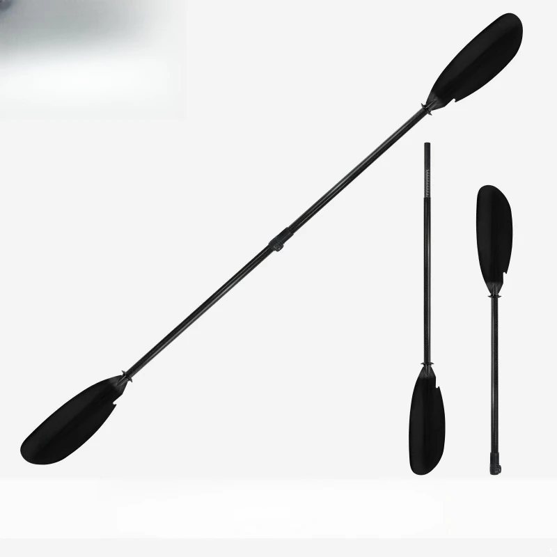 

Half Carbon Two Kayak Paddles Two Double Head Kayak Canoe Paddle