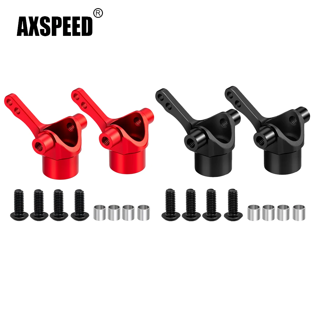 AXSPEED Lenkungsknöchelträger aus Aluminiumlegierung für Tamiya TA01 1/10 RC Drift Car Upgrade-Teile