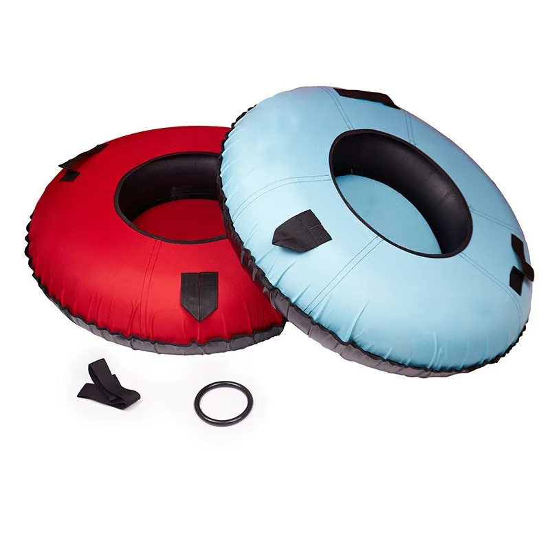 Two Rider Foldable Safety Inflatable Snow Tube Factory Made High Quality Snow Ski Circle for Adults and Children