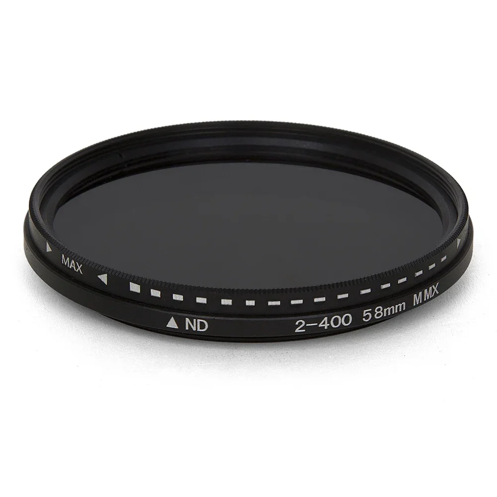 Fader dapat diatur variabel ND Filter ND2 untuk ND400 kepadatan netral untuk lensa kamera filtro nd 37/43/46/49/52/55/58/62/67/72/77/82mm
