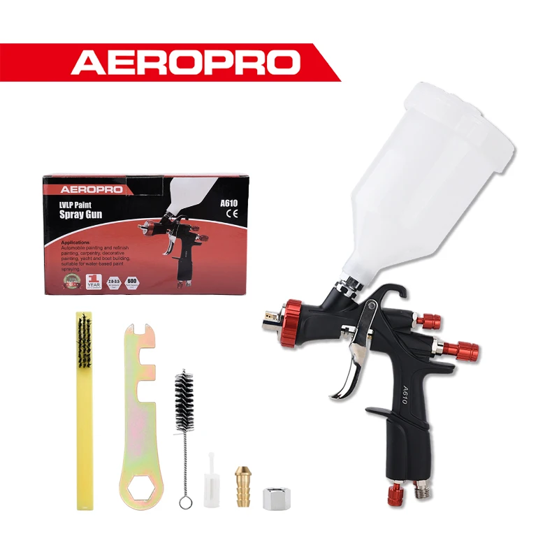 

AEROPRO Professional Spray Gun A610 LVLP Airbrush Pneumatic Car Paint Spray Gun 1.3 1.4 1.5 1.7 2.0 2.5 Automotive Painting Gun