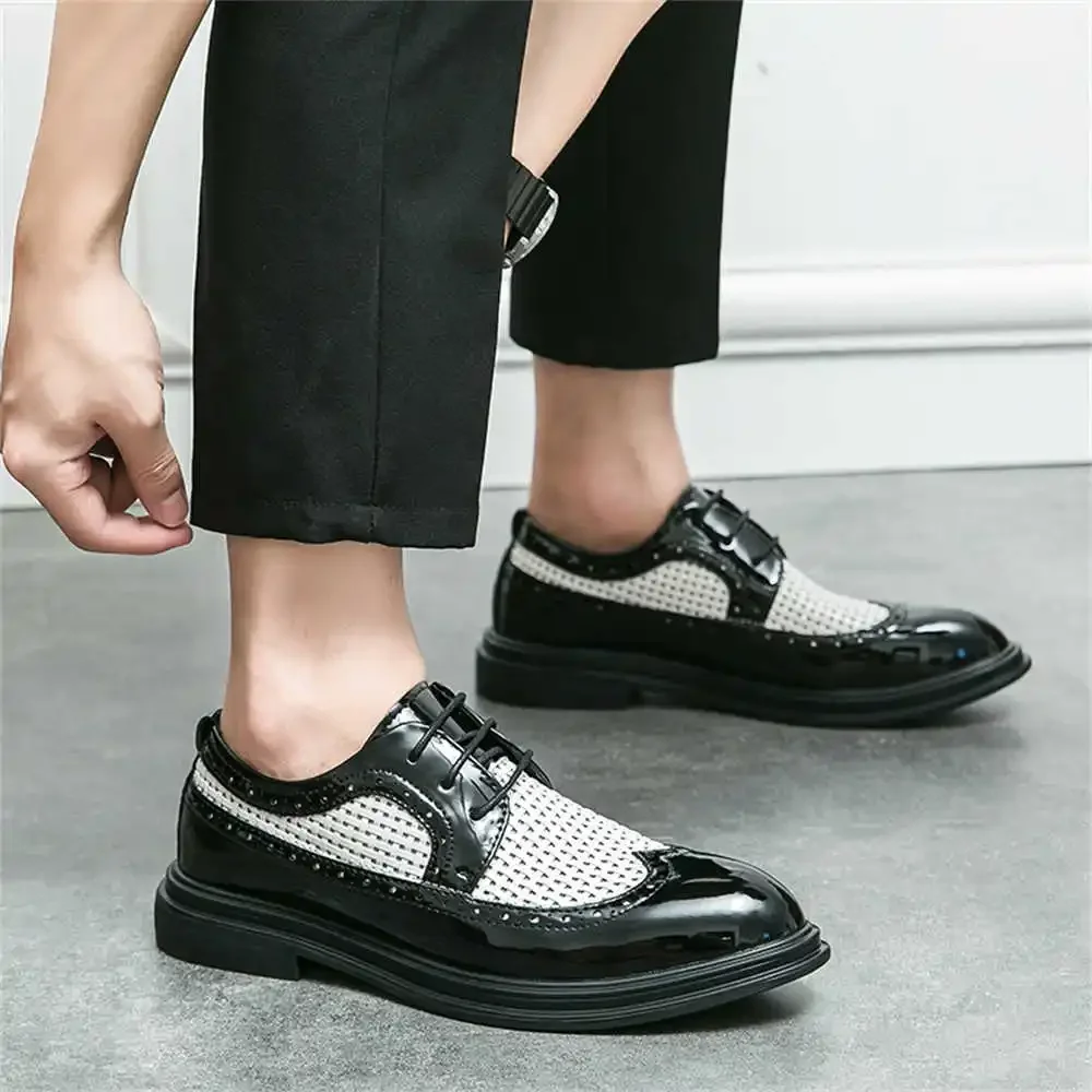 Two Tone Number 38 Black Dress Shoes Heels Men's Skates Gents Shoes Sneakers Sport Cheapest Wholesale Cuddly New Year's