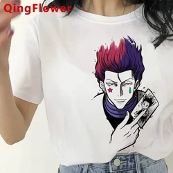 Hunter x Hunter Killua Hisoka Kurapika clothes tshirt women 2021 white t shirt print tumblr couple clothes clothes