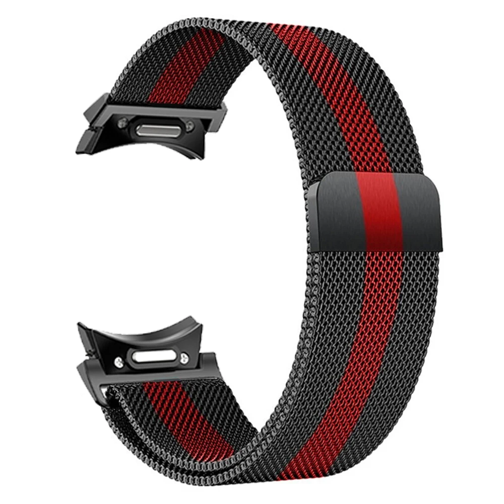 Cinturino magnetico in acciaio inossidabile per Samsung Galaxy 6 Classic 47mm 43mm 5 Pro 45mm cinturino rapido per Galaxy Watch 6 5 4 40mm 44mm