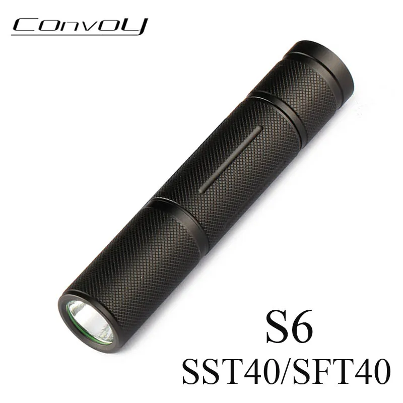 Flashlight Convoy S6 with SST40 SFT40 Linterna Led 18650 Torch Camping Fishing Latarka Tactical Lantern High powerful Mini Lamp