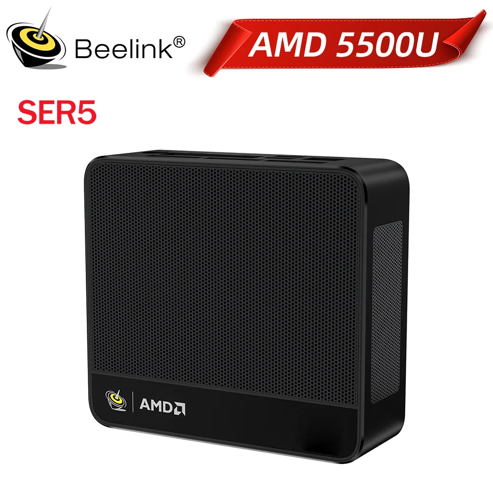 비링크 SER5 맥스 윈도우 11 미니 PC AMD 라이젠7 6800U/7735HS R3 3200U R5 5500U DDR4 RAM 16G NVME 500G Wifi6 4K 타입-C 게이머 컴퓨터 썸네일 2
