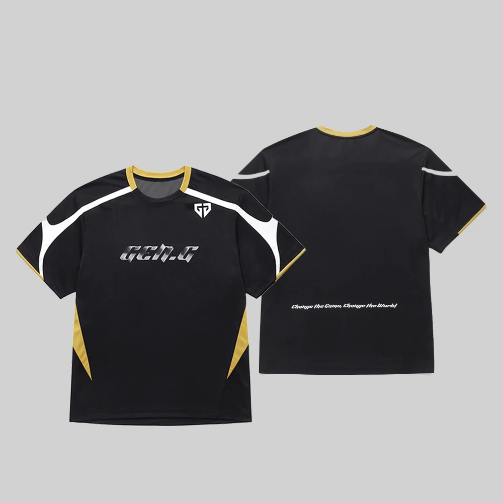 League Of Legends Esports Team Gen.G 2025 New Jerseys LOL Game Training Uniforms Nisex Tops Ruler Chovy Fans Customized T Shirts image 3