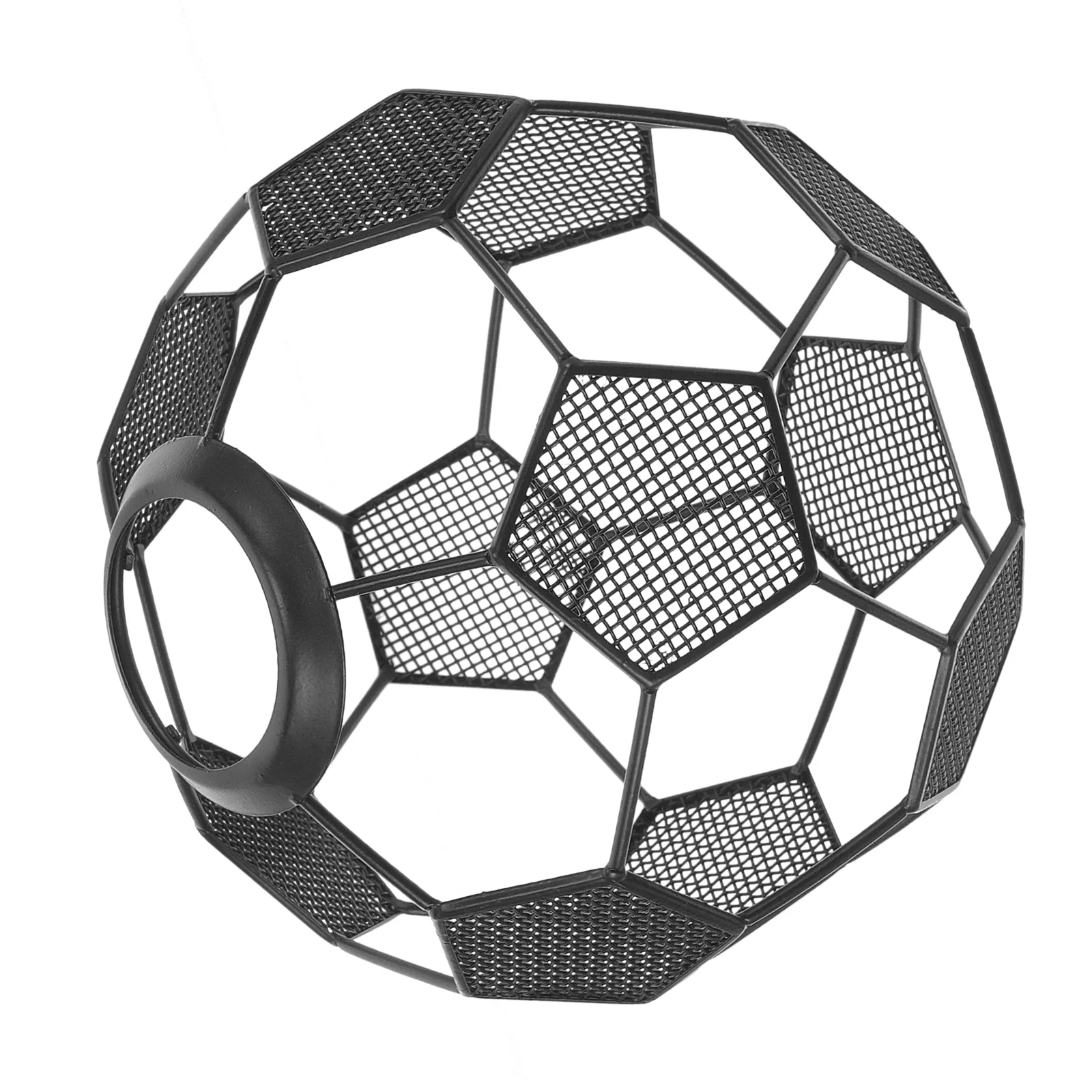 

Football Lampshade for Hanging Restaurant Ceiling Fan Shell Metal Stainless Steel Wire Shades Hollow Out