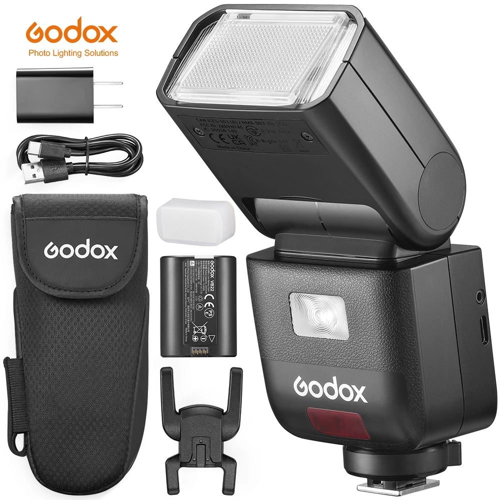 

Godox V480 TTL On-Camera Flash Styling Light Speedlite With X2T/X3/XPRO/XPROII C/N/S/F/O Flash Trigger pk V860III TT520III V1PRO