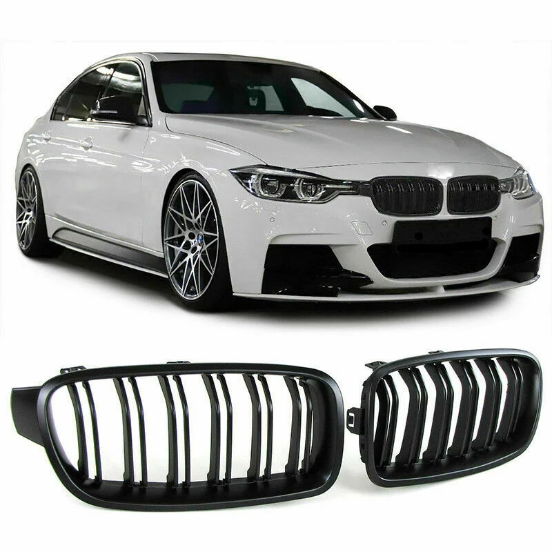 

Передняя решетка почек, матовая черная для BMW F30 F35 328I 335I 2012-2016
