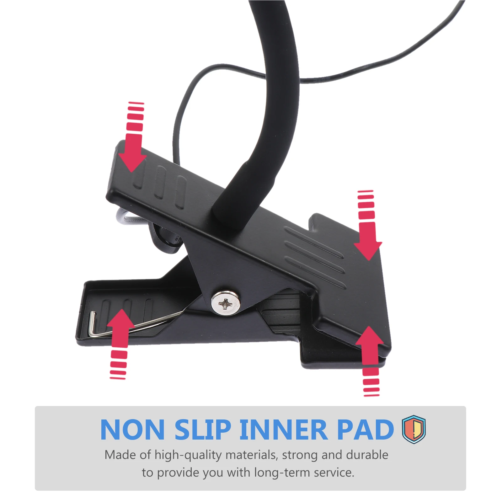 

1Pcs LED Clip Lamp Durable Material Modern Design Night Reading Light USB Powered Bedside Table Lamp Small Clip Type Light