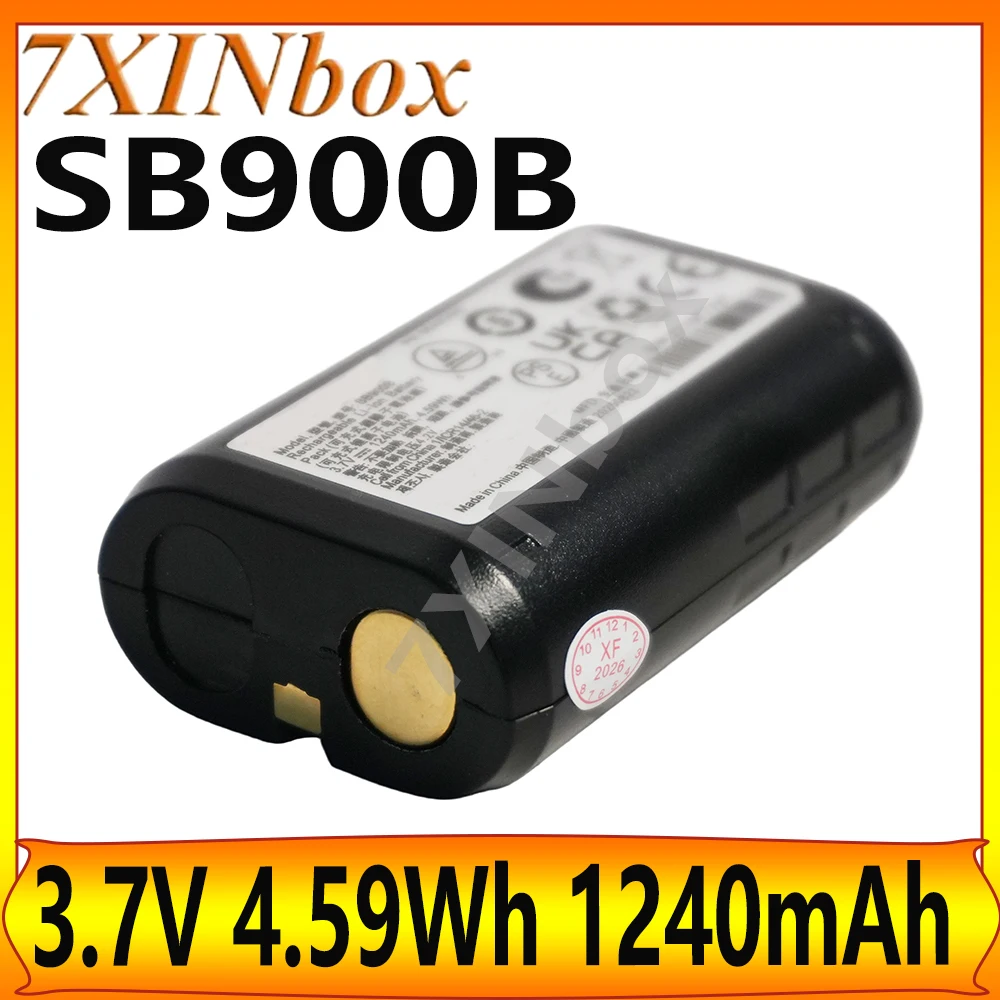 7XINbox SB900B SBC200 SBC800 3.7V 4.59Wh 1240mAh Battery For Shure UR5 AD1AD2AD3ULX-D QD、UD、AD、P9RA、P10R microphone battery