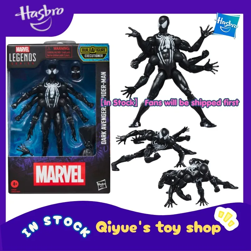[In Stock] Hasbro MarvelLegends Dark Avengers Alliance Spider-Man 6-inch Movable Robot Doll Model Toy Collection Gift