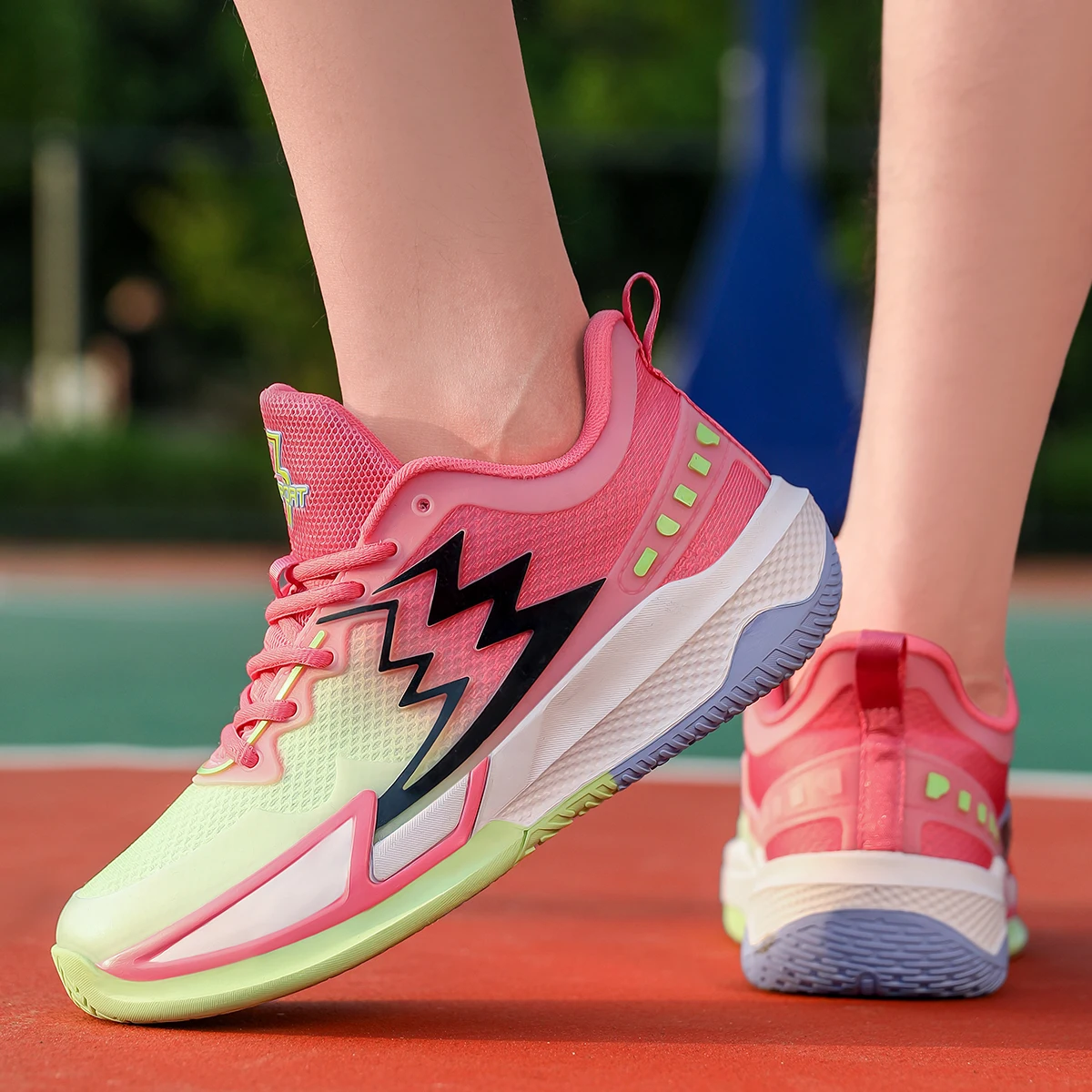 Spring summer basketball shoes for men and women lightweight breathable high-top casual sports shoes for men training shoes 45