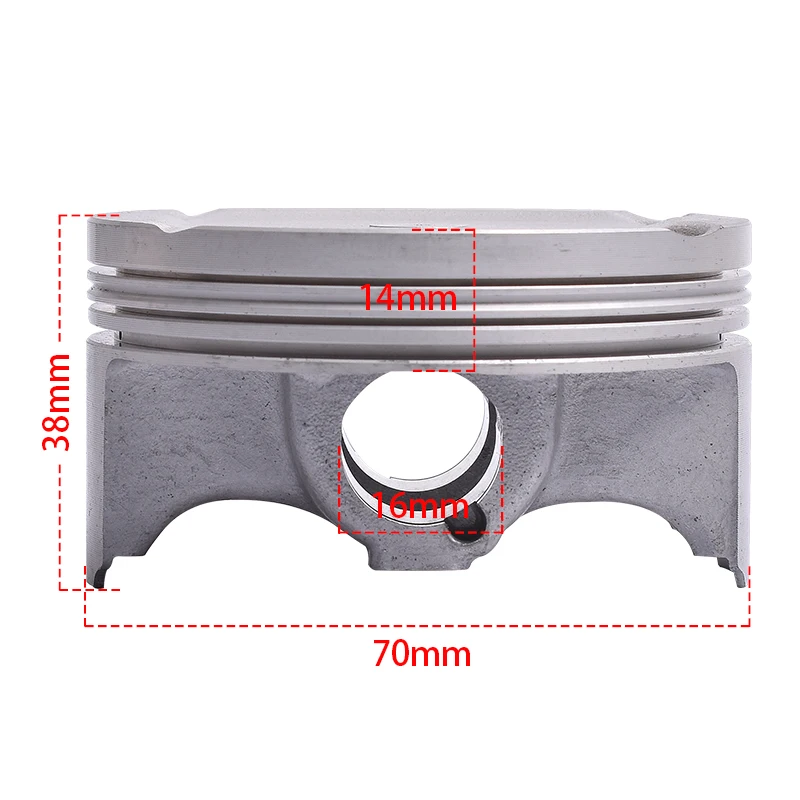70mm Complete Piston Assembly Ring For Yamaha Scooter XMAX CZD300 300 ABS TECH MAX EVOLIS TRICITY 2017-2024 B74-E1631-01-00