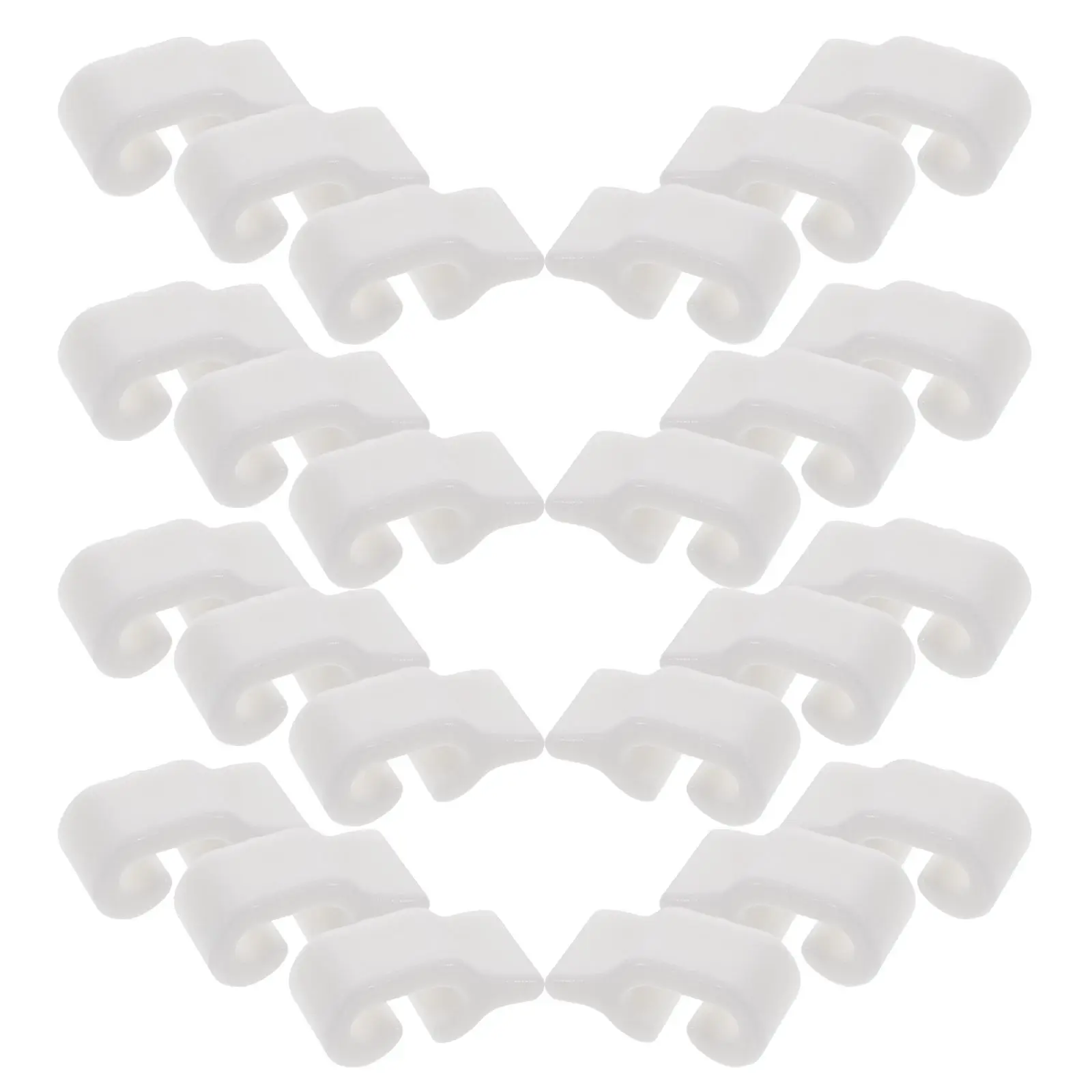 40 Pcs Pet Wire Latch Locks Chicken Cage Clips Wardrobe Connectors Shoe Cabinet Wire Dog Cage Lock Fence Clips