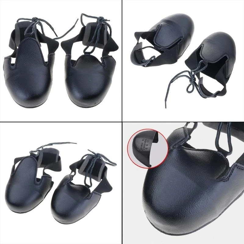 Q5we 1ペア保護鋼のつま先靴保護者は、産業環境のために安全な革のオーバーシューを着用しやすいカバー