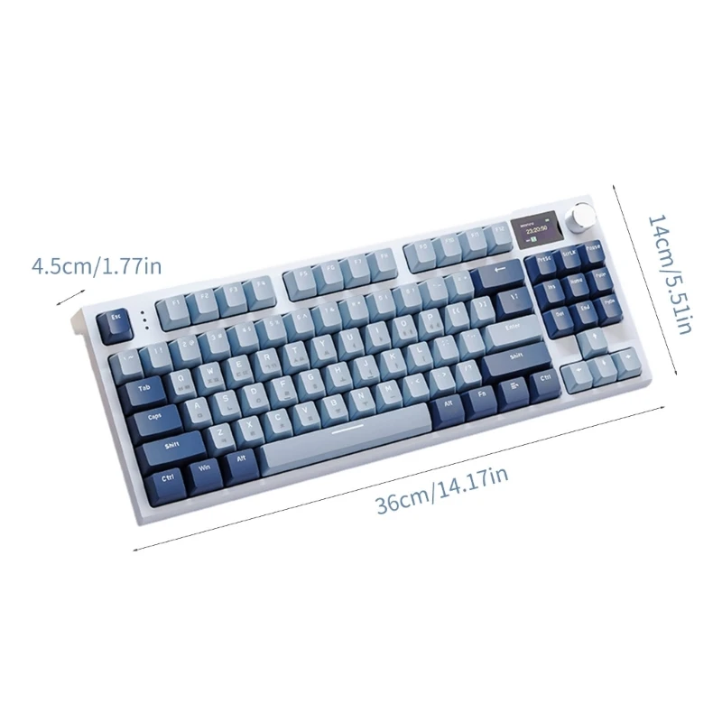 Imagem -02 - Modos Tipoc Teclado Mecânico Bluetoothcompatível sem Fio Rgb Personalizado Quente Swap Teclado Jogos Coreano K86