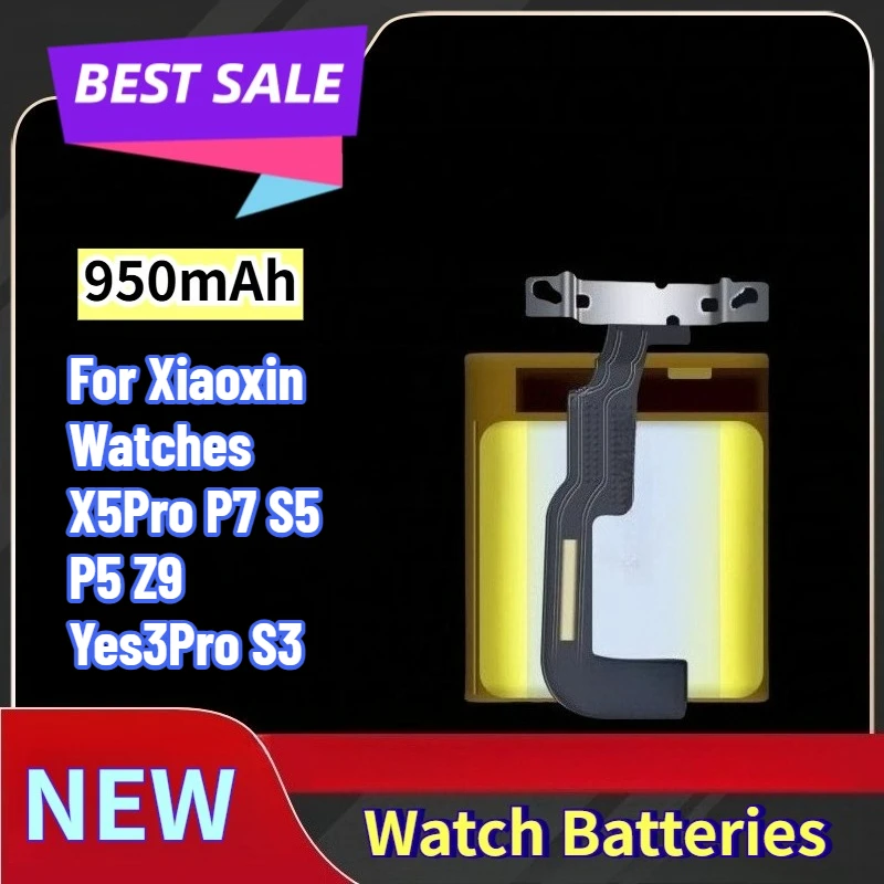 

950mAh Watch Batteries for Xiaoxin Watches X5Pro P7 S5 P5 Z9 Yes3Pro S3