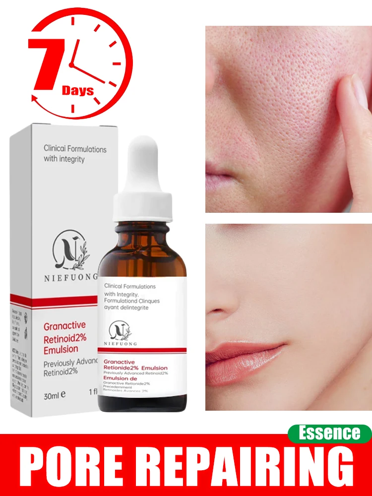 Pore Shrink Face Serum Hyaluronic Acid Moisturizing Lifting Facial Serum Skin Care Products Beauty