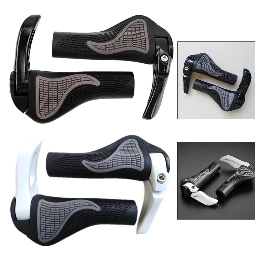 Bicycle Vice Handlebar Rubber Anti Slip Handlebar Grips For Mountain Bike Bicycle Bilateral Locked Handle Bar Cycling Accessory