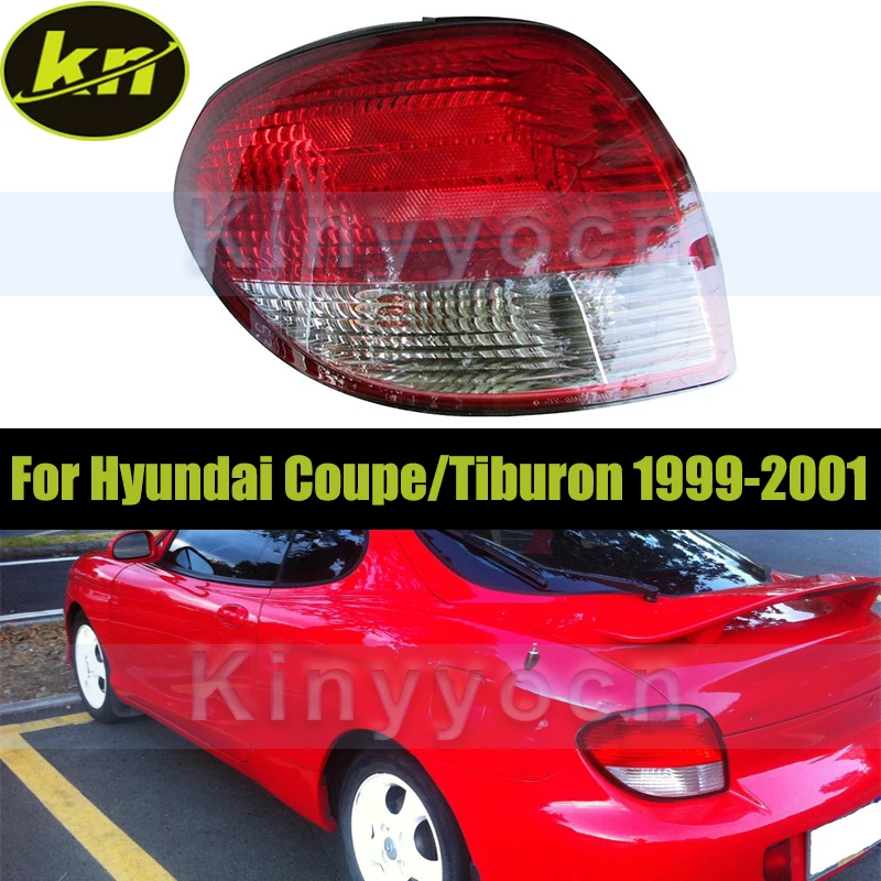 

Задний бампер, внешний задний фонарь, задний фонарь для Hyundai Coupe/Tiburon 1999-2001, задний фонарь, задний фонарь