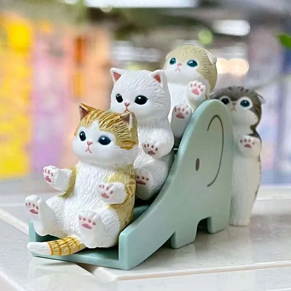 Mofusand Blind Box Spielzeug Slide Serie Katze Nette Anime Action Figur Puppe Desktop Dekoration Sammlung Kinder Geburtstag Geschenke