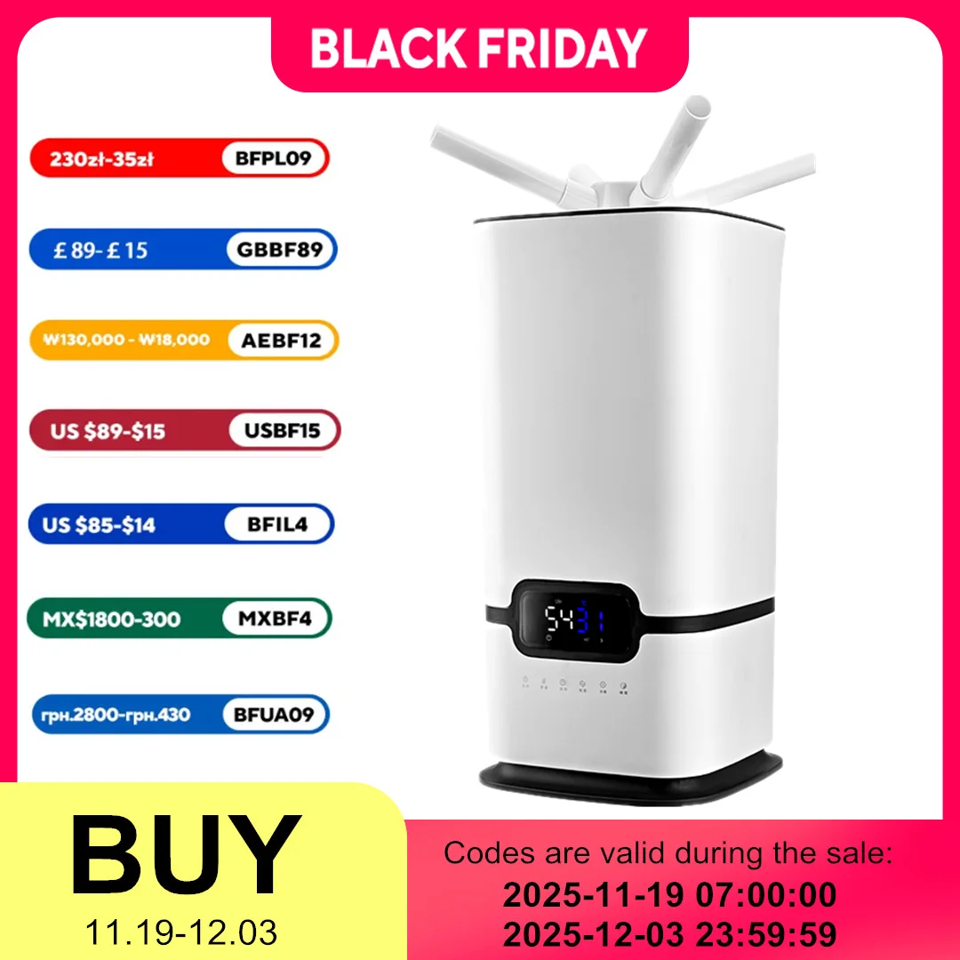 100-240V 16L umidificatori industriali umidificatori aria Purifie commerciale casa frutta Fresh-Keep foschia maker filtro umidificatore