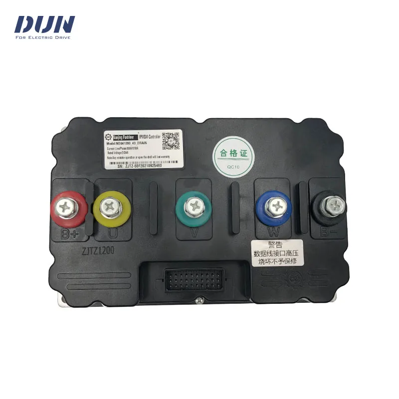 96V nd961800 PMSM BLDC DC 800A Peak 1800A 20KW Hall Sensor Sine Wave Controller