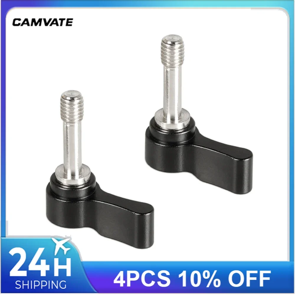 

CAMVATE M6 * 7 мм трещотка крыло в сборе ручная фиксирующая ручка для камеры клетка Риг плечевая ручка быстросъемная пластина пара