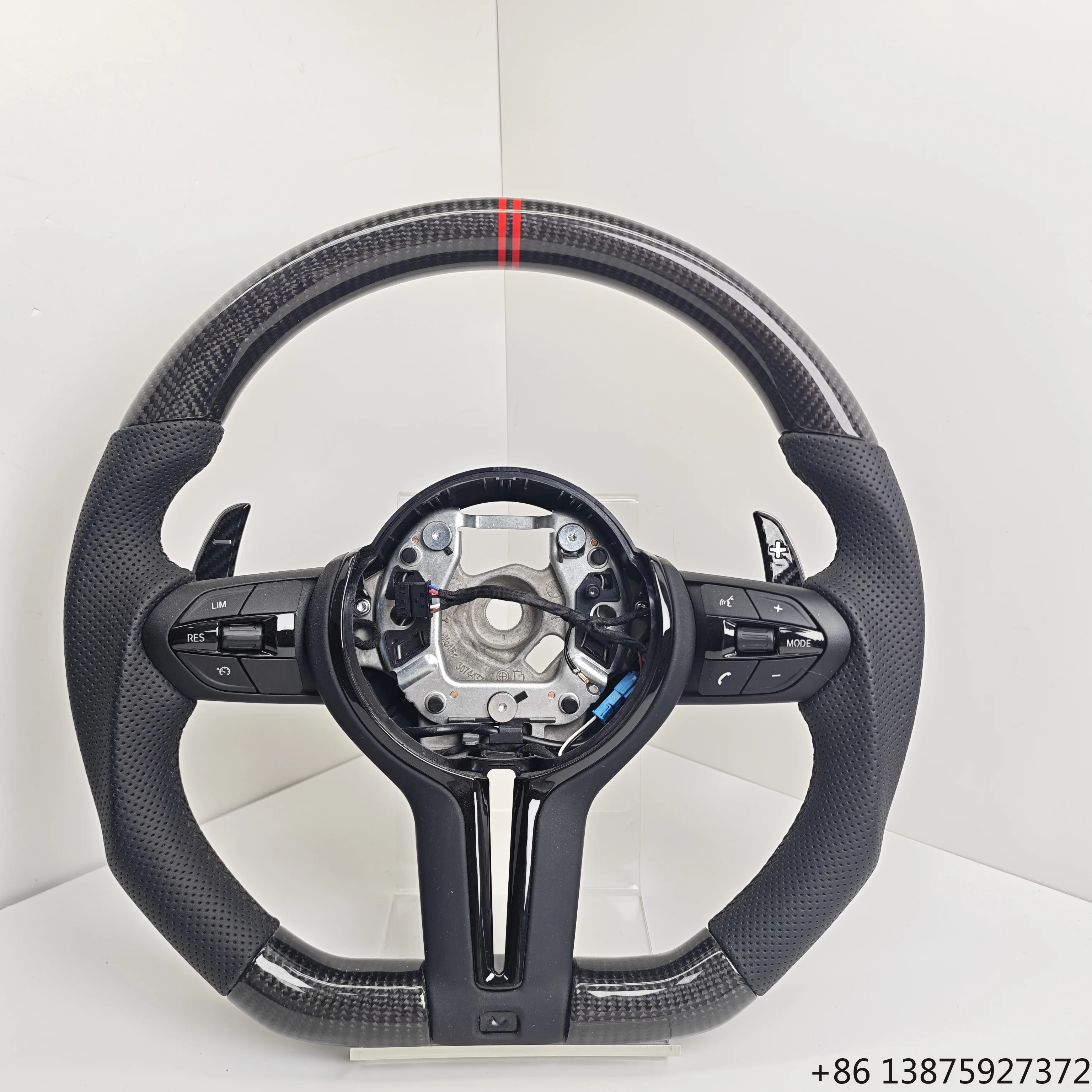 

Custom Half Perforated Leather Carbon Fiber Steering Wheel for F10 F20 F30 F32 F36 M3 F80 M4 F82 M2 F87 X5 E70 E71 E90 E92