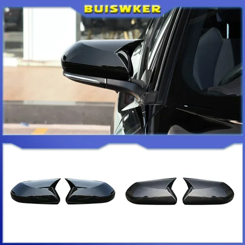 

Для Toyota Camry 2018 2019 2020 2021 2022, аксессуары из углеродного волокна, крышка зеркала заднего вида, накладки