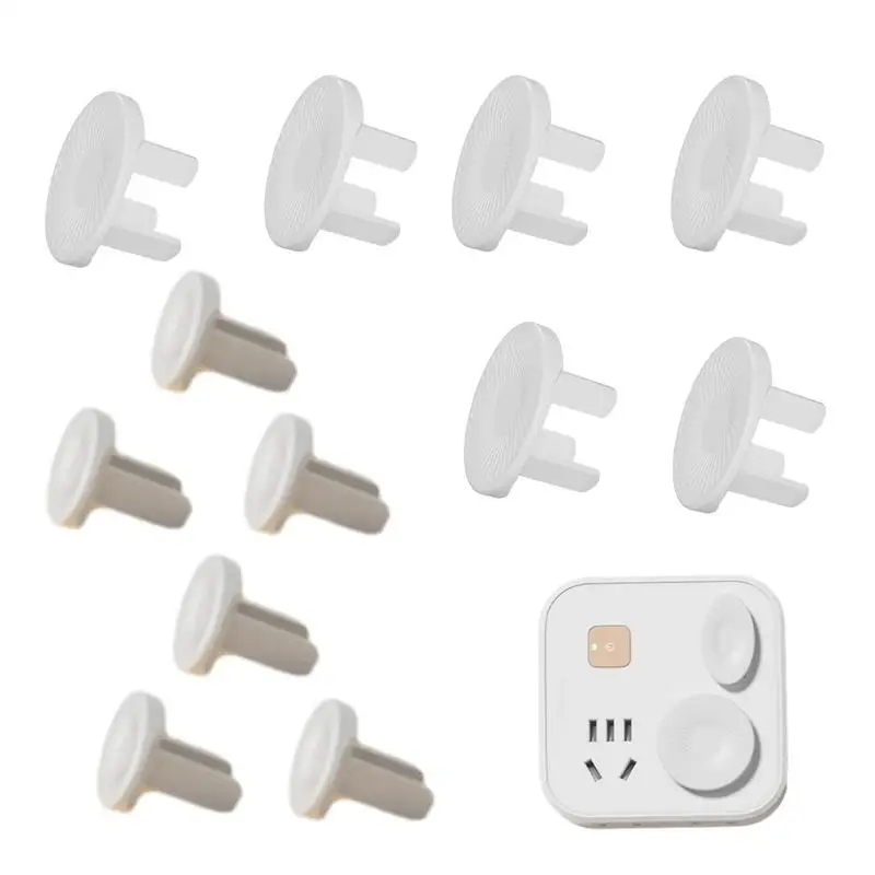 

12pcs Baby Proof Child Safety Protector Guard Mains Electrical Plug Socket Cover Household Baby Necessity supplies