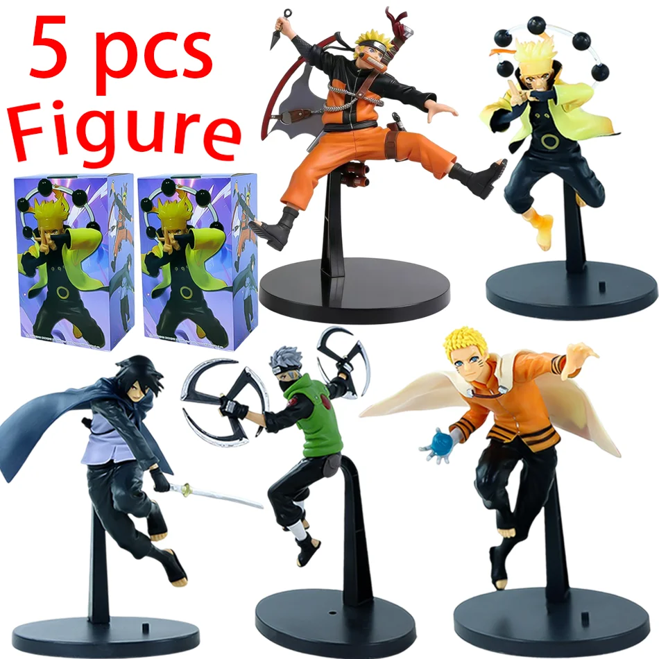 

Anime Naruto Figure Uchiha Sasuke/Uzumaki Naruto Figure PVC Action Collectiable Model Toys Orochimaru Sasuke ornament Toy Gifts