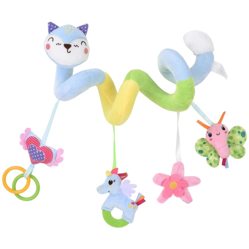 ที่นั่งรถของเล่นรถเข็นเด็กของเล่น Pram ของเล่นเด็ก Crib Hangings Rattle ของเล่นของเล่น D5QA