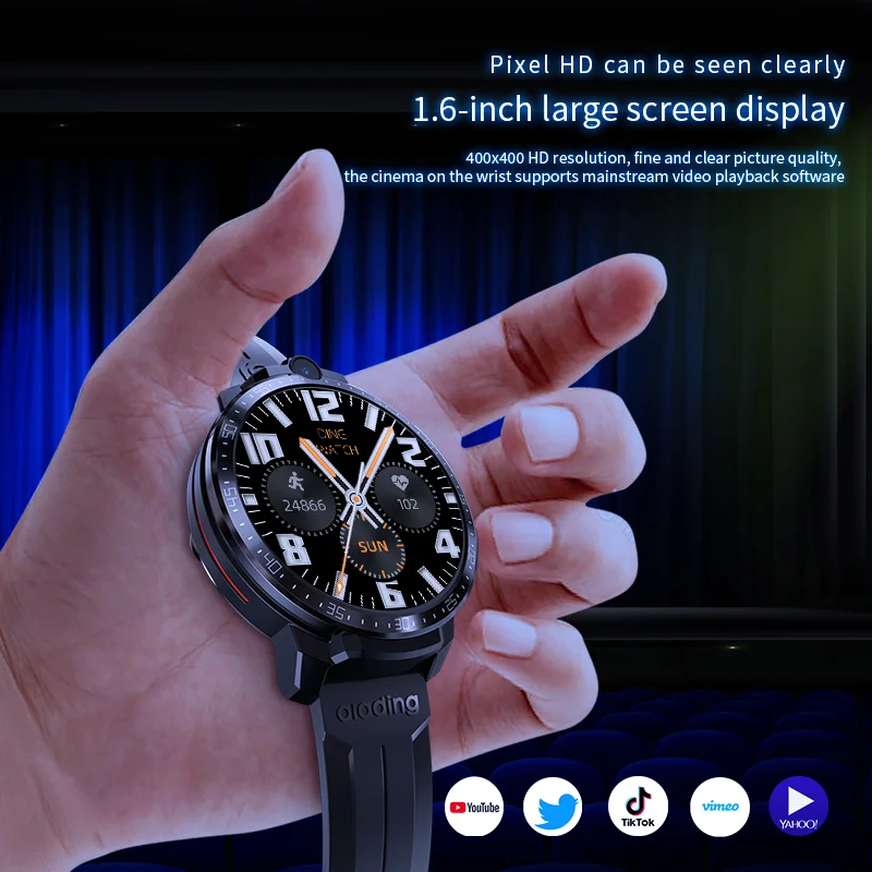 2025 ใหม่ 4G Smartwatch GPS WiFi ตําแหน่งเด็กนักเรียนสมาร์ทนาฬิกาซิมการ์ด Video Call Heartrate ผู้ใหญ่ผู้ชายสําหรับ IOS Android