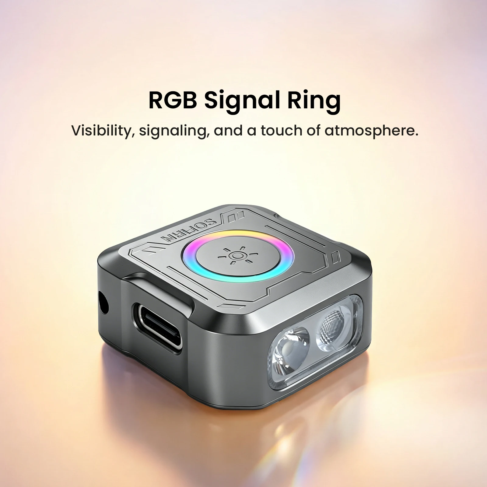 SOFIRN SE1 SE1 PRO Mini EDC Keychain Torch 395nm UV White Color Light Type‑C Rechargeable IPX5 Waterproof Flashlight