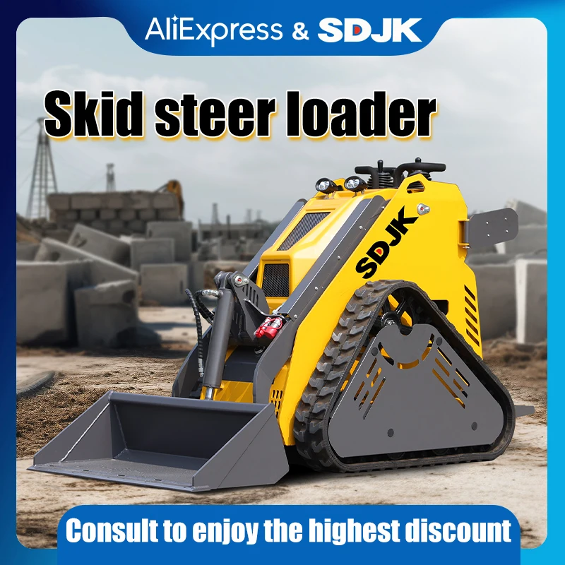 

Special price skid steer loader crawler small skid steer loader diesel power support global maritime transportation