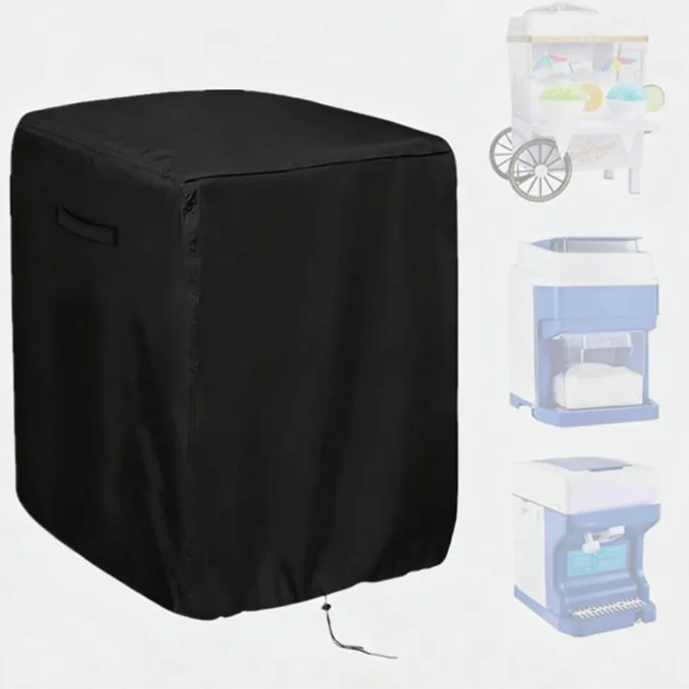 420D Oxford Shaved Ice Machine Cover For Electric Ice Shaver Snow Cone Maker Weather Resistant With Ventilation And Storage Bag