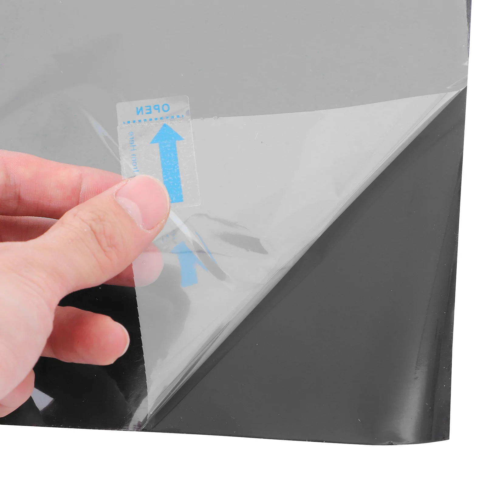 

1 Roll Static Cling Window Film One Way Mirror Transparent for Indoor Glass Protection Sun Blocking Fade Prevention Privacy